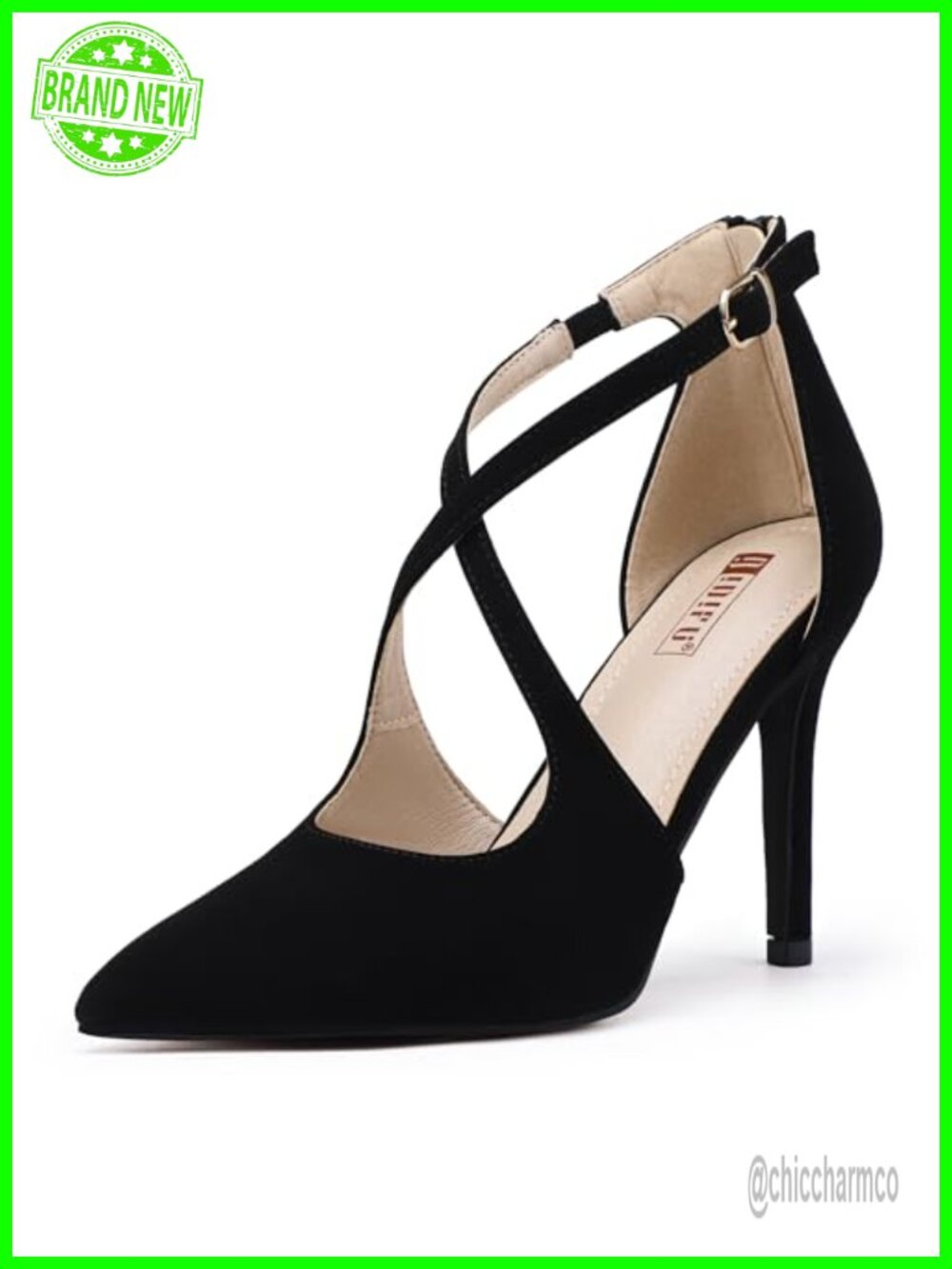 Closed Toe Stiletto Heels Strappy Wedding Bridal Prom Office Work Dress Shoes